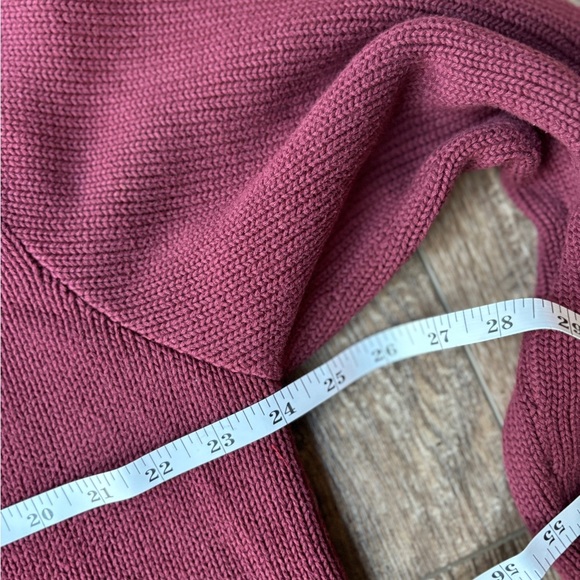 Polo Ralph Lauren V-Neck Burgandy Sweater 100% Cotton Men's Size L - Picture 6 of 12